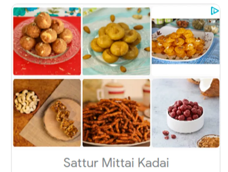 Sattur Mittai Kadai Google Display Ads